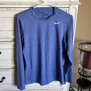 Nike Blue Long Sleeve Top